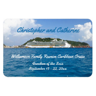 Freiheit bei Sint Maarten Stateroom Door Marker Magnet