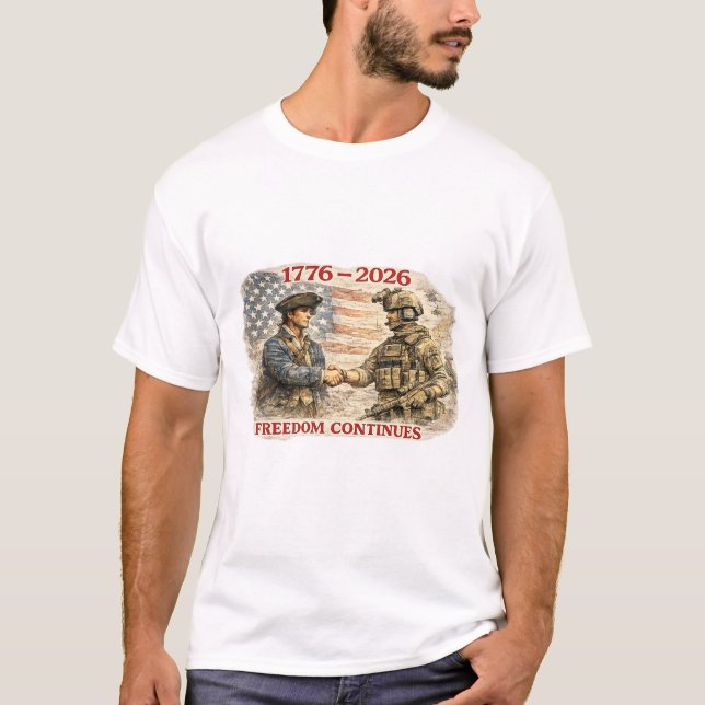 FREIHEIT DAUERT AN T-Shirt (Vorderseite)