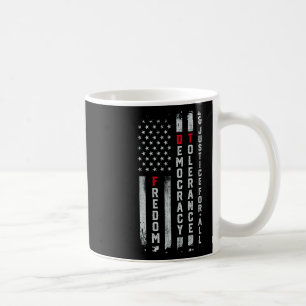 Freiheit Demokratie Toleranz Gerechtigkeit alle su Kaffeetasse