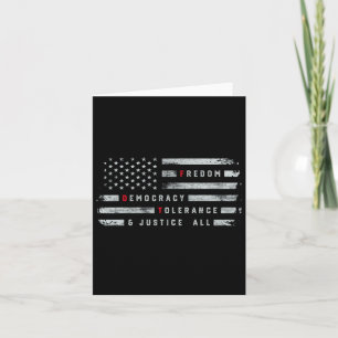 Freiheit Demokratie Toleranz Gerechtigkeit alle su Karte