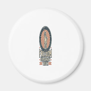 Freiheit Demokratie Wahrheit Vintage Patriotisches Magnet
