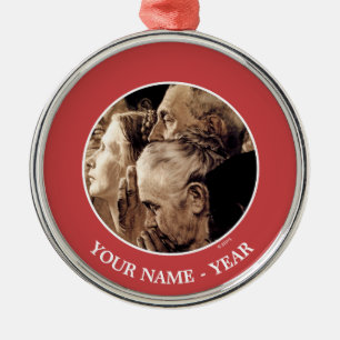 Freiheit der Anbetung Silbernes Ornament