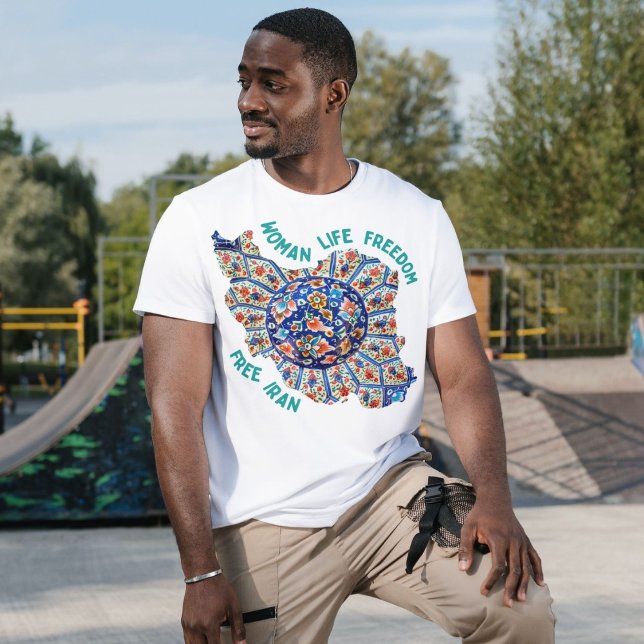 Freiheit der Frau | Iranische Kunstgeschenke aus P T-Shirt (Woman Life Freedom | Persian Art Red T-Shirt)