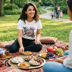 Freiheit der Frau Persian Rug Red T-Shirt