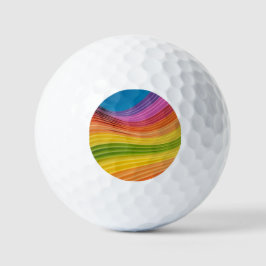 Freiheit des Regenbogens Golfball