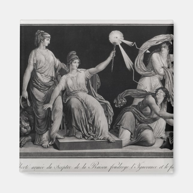 Freiheit, die Unwissenheit und den Fantakismus abw Magnet (Vorne)