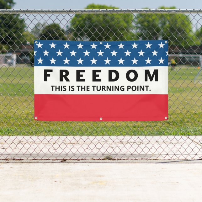 Freiheit ein echter Patriot Banner (Insitu)