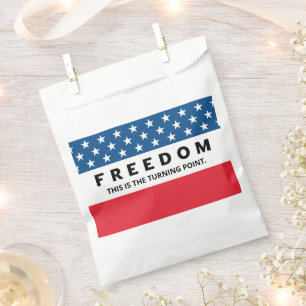 Freiheit ein echter Patriot Geschenktütchen
