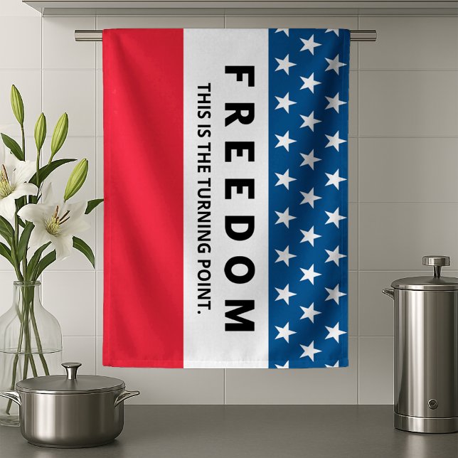 Freiheit ein echter Patriot Geschirrtuch (Von Creator hochgeladen)