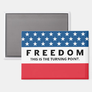 Freiheit ein echter Patriot Magnet