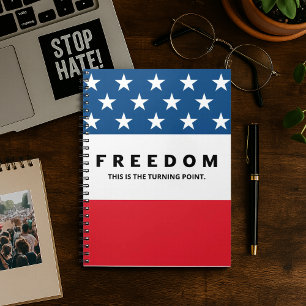 Freiheit ein echter Patriot Notizblock
