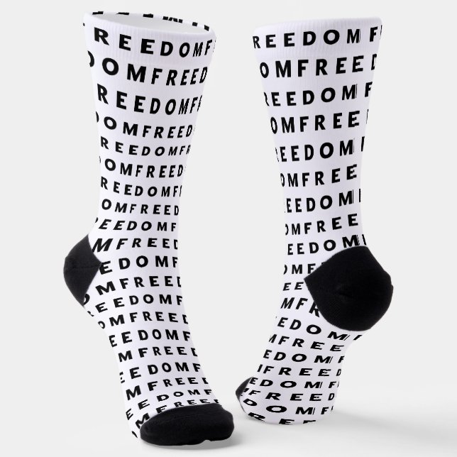 Freiheit ein echter Patriot Socken (Gewinkelt)