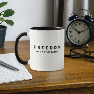Freiheit ein echter Patriot Tasse