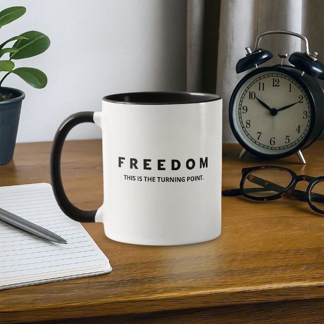 Freiheit ein echter Patriot Tasse (Von Creator hochgeladen)