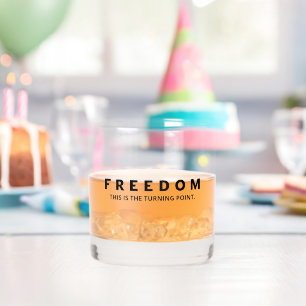 Freiheit ein echter Patriot Whiskyglas