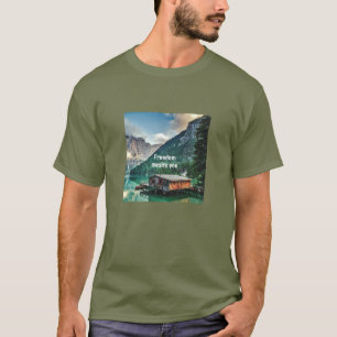 Freiheit erwartet Sie (dunkler) T - Shirt