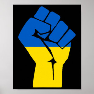 Freiheit Faust Ukraine  Poster