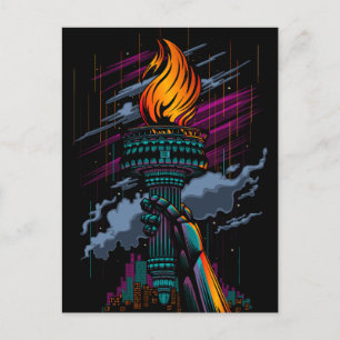 Freiheit Feiertagspostkarte