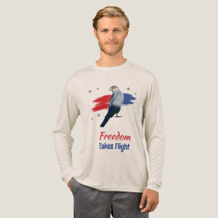 Freiheit-Flug-T-Shirt Tri-Blend Shirt