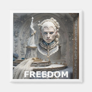 Freiheit Frauen Fantasie Kunst Magnet