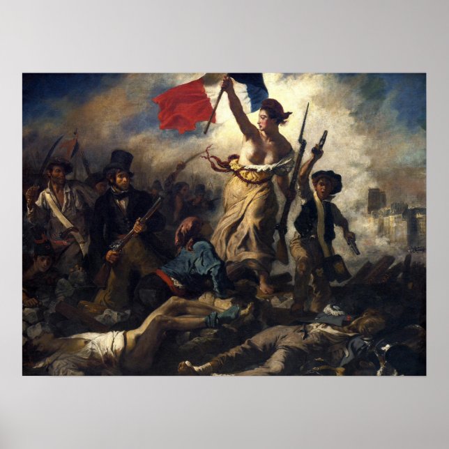 Freiheit führt das Volk Poster (Vorne)