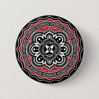 Freiheit für allen Insignie-Knopf Button