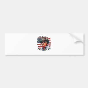 Freiheit für Amerikas Golf-Amerikaner Trump Autoaufkleber
