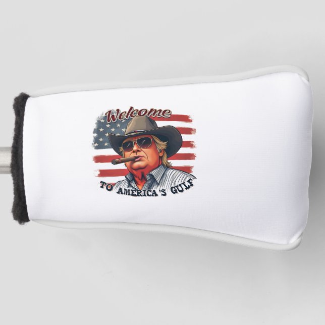Freiheit für Amerikas Golf-Amerikaner Trump Golf Headcover (Vorderseite)