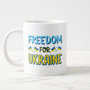 Freiheit für die Ukraine Spezialität Jumbo-Tasse