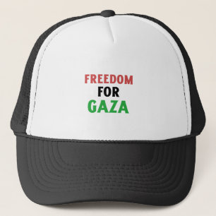 Freiheit für Gaza - Völkermord Truckerkappe