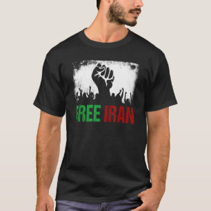 Freiheit für Iran Steht mit Iran Iranische Freihei T-Shirt