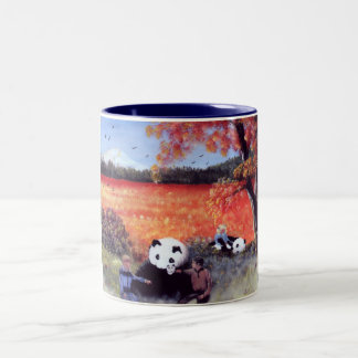 Freiheit für jeder Liberté gießen Kundenwerber Le Zweifarbige Tasse