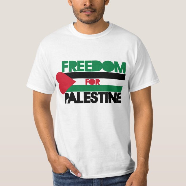 Freiheit für Palästina T-Shirt (Vorderseite)