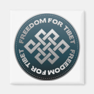 Freiheit für Tibet-Stich Magnet