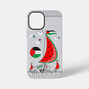 Freiheit Global Sumud Flottillenboote nach Gaza iPhone 12 Mini Hülle