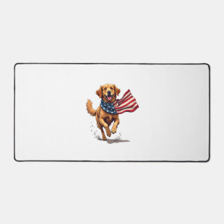 Freiheit Golden Retriever Vintage Gravur Shirt Schreibtischunterlage