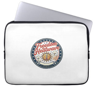 Freiheit Hitze Patriotisch Wetter Sommer Laptopschutzhülle