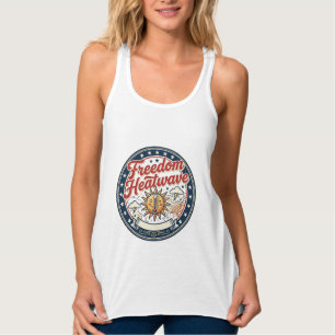 Freiheit Hitze Patriotisch Wetter Sommer Tank Top