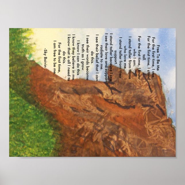 Freiheit, ich zu sein poster (Vorne)