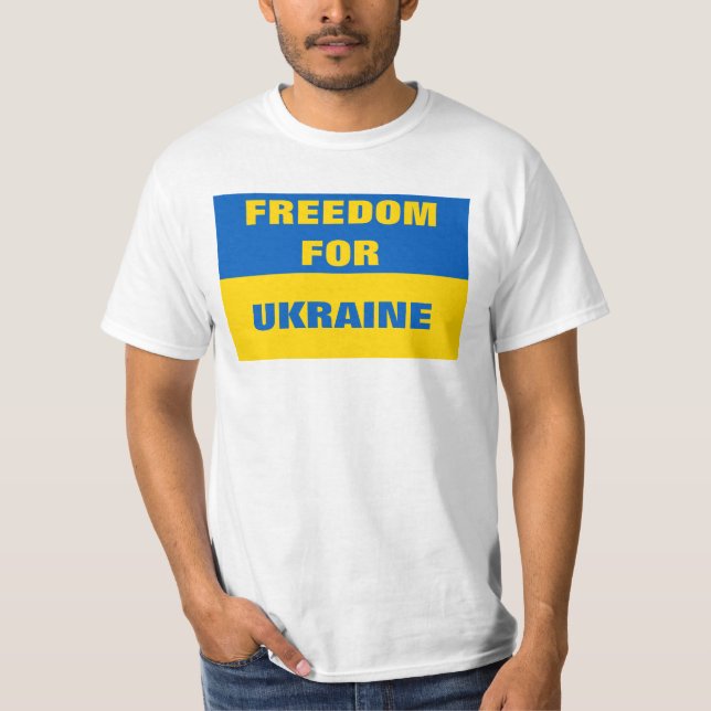 FREIHEIT IM UKRAINISCHEN T - Shirt (Vorderseite)
