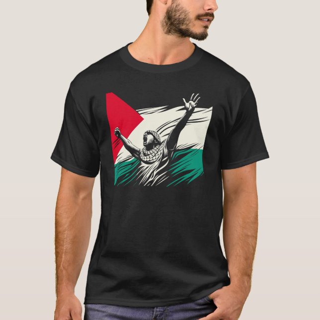 Freiheit in Palästina T-Shirt (Vorderseite)