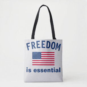 Freiheit ist eine wesentliche Tasche