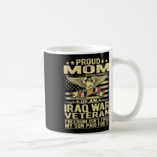 Freiheit ist freie stolz Mama des Krieges im Irak Kaffeetasse