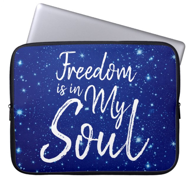 Freiheit ist in meinem Soul Laptopschutzhülle (Vorderseite)