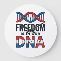 Freiheit ist in unserer DNA Patrioten Vector-Shirt