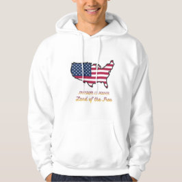Freiheit ist Macht USA-Flagge Hoodie