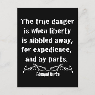 Freiheit ist Nibbled Away Postkarte