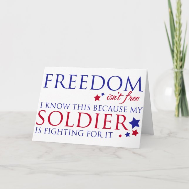 Freiheit ist nicht frei karte (Vorderseite)