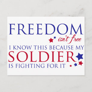 Freiheit ist nicht frei postkarte