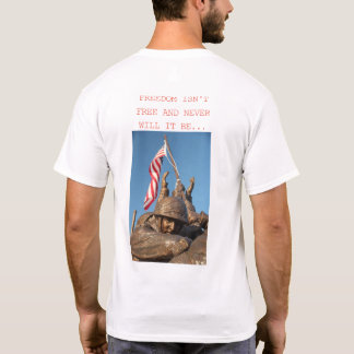 Freiheit ist nicht frei! Weißer T - Shirt